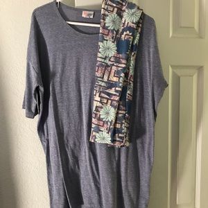 Lularoe Irma and leggings